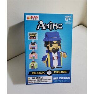 Block Tech Anime Figure Kung Fu Martial Arts Master Building set 159 Pieces Blue